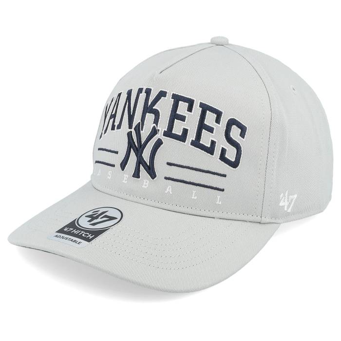 フォーティーセブンブランド 47 Brand 【 New York Yankees Mlb 47 Hitch Cap Grey A-Frame Adjustable Men Grey 】 ヤンキース 旗がしら かぶり笠 薄墨色 薄墨色 メンズ 薄墨色 薄墨色
