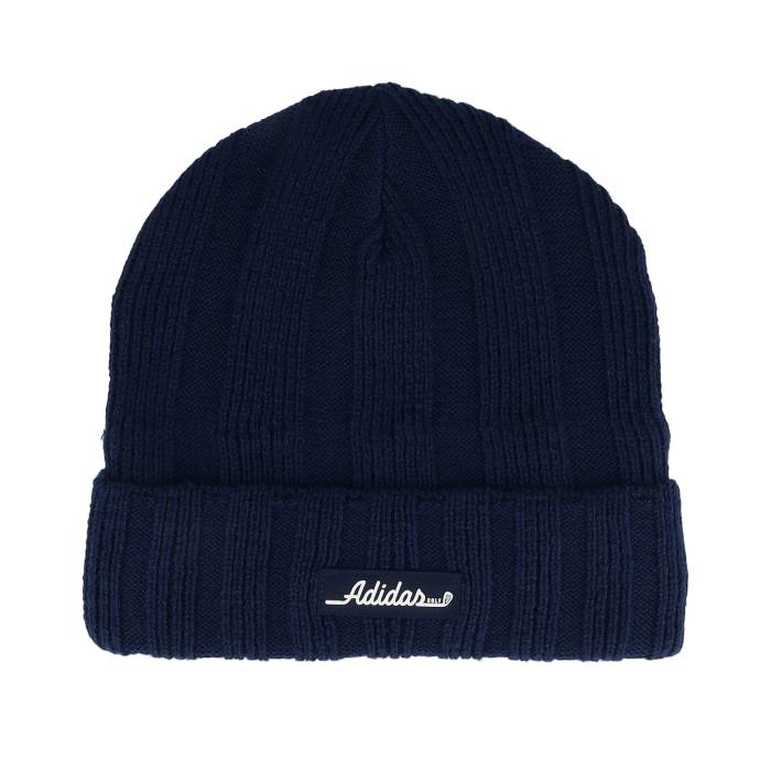 アディダス Adidas 【 Kids Novelty Beanie Collegiate Navy Cuff Kids Blue 】 キャップ 帽子 紺色 ネイビー ジュニア キッズ 青色 ブルー