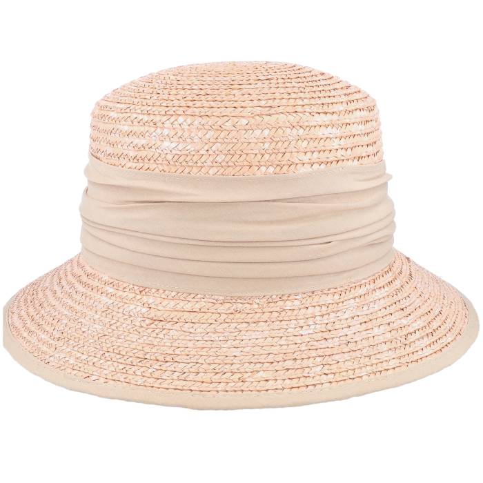 Seeberger 【 Cloche In Straw Braid  Sand Straw Hat Women Beige 】 砂色・真砂 レディース ベージュ