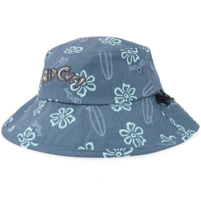 リップカール Rip Curl 【 Combo Mid Brim Hat Faded Denim Bucket Men Blue 】 ミッド デニム メンズ 青色 ブルー|スニケス