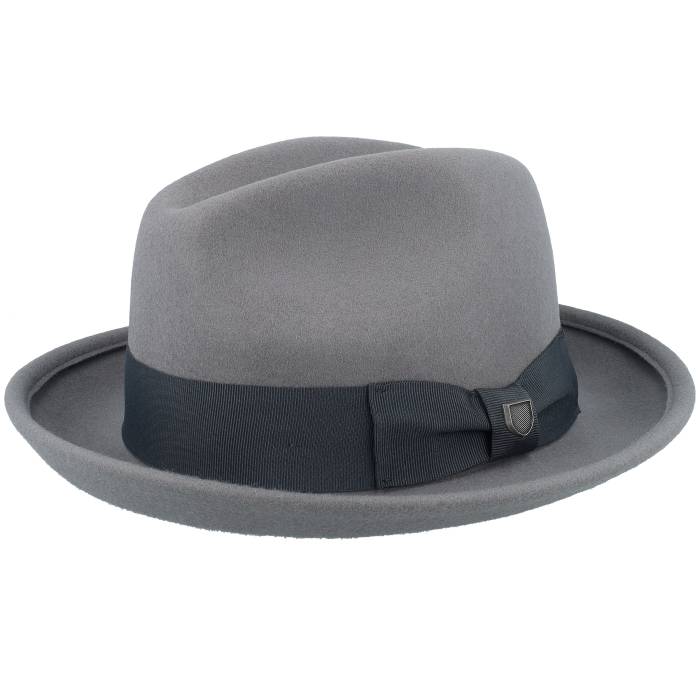 ブリクストン Brixton 【 Horton Cb Packable Felt Grey/Charcoal Fedora Men Grey 】 メンズ 灰色 グレー 26,483円