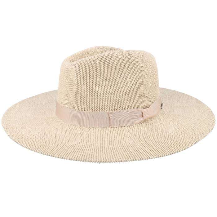 ブリクストン Brixton 【 Lyons Knit Packable Hat Macadamia Fedora Men Beige 】 ニット メンズ ベージュ