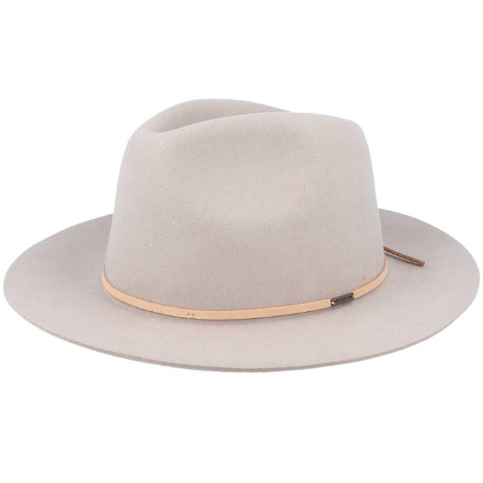 ブリクストン Brixton 【 Wesley Light Tan Fedora Men Beige 】 メンズ ベージュ｜スニケス