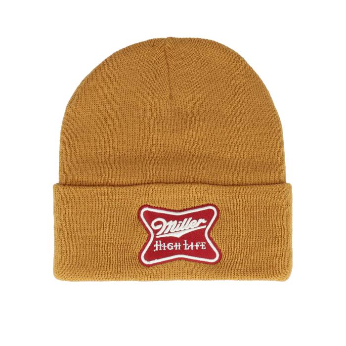 アメリカンニードル American Needle 【 Miller High Life Knit Hazel Cuff Men Beige 】 ハイ ニット メンズ ベージュ