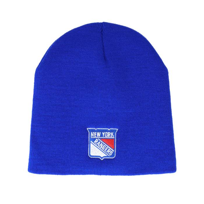 アメリカンニードル American Needle 【 New York Rangers Cuffless Knit Royal Beanie Men Blue 】 レンジャース ニット キャップ 帽子 メンズ 青色 ブルー|スニケス
