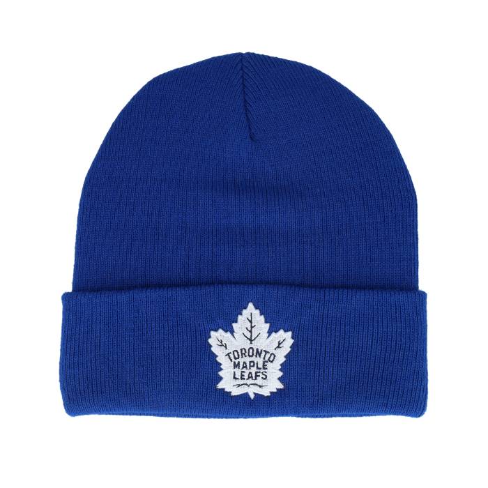 アメリカンニードル American Needle 【 Toronto Maple Leafs Terrain Knit Solid Royal Cuff Men Blue 】 トロント ニット ソリッド メンズ 青色 ブルー｜スニケス