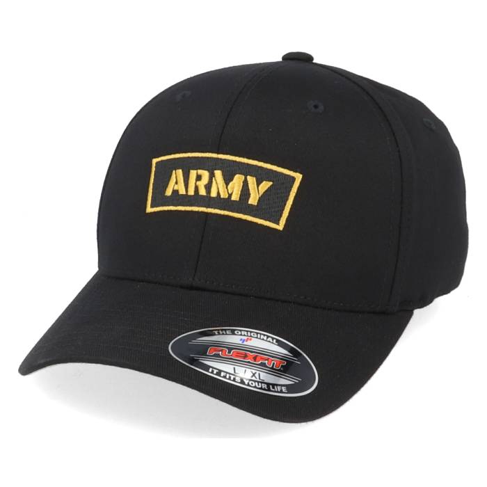 Army Head 【 Army Insignia Black Flexfit Men Black 】 アーミー 黒色 ブラック メンズ 黒色 ブラック