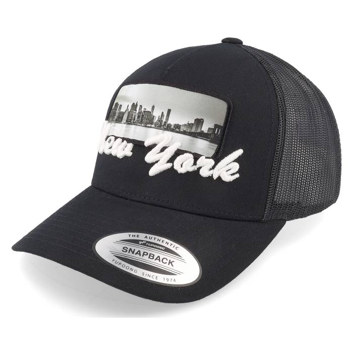 Bacpakr 【 New York 3D & Patch Black Trucker Men Black 】 黒色 ブラック トラッカー メンズ 黒色 ブラック|スニケス