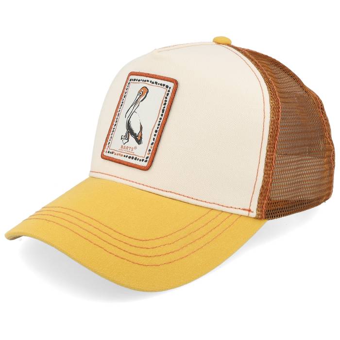 Barts 【 Kurraki Cap Mandarin A-Frame Trucker Men Beige 】 キャップ 帽子 トラッカー メンズ ベージュ｜スニケス 17,640円