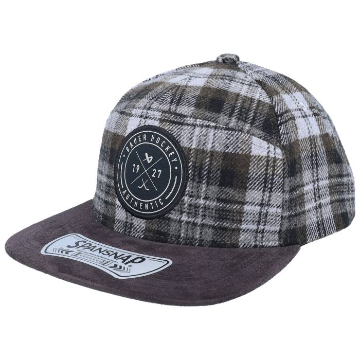 Bauer 【 Plaid Hat Grey Snapback Men Grey 】 灰色 グレー Snapback スナップバック バッグ メンズ 灰色 グレー 16,576円