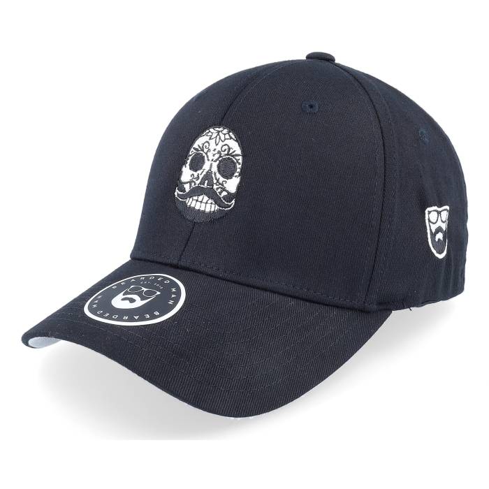 Bearded Man 【 Bearded Calaveras Scull Black Flexfit Men Black 】 黒色 ブラック メンズ 黒色 ブラック
