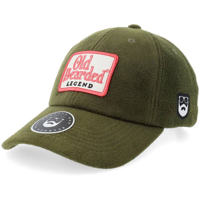 Bearded Man 【 Bearded Legend Wool Olive Dad Cap Men Green 】 Legend レジェンド olive オリーブ キャップ 帽子 メンズ green 緑・グリーン