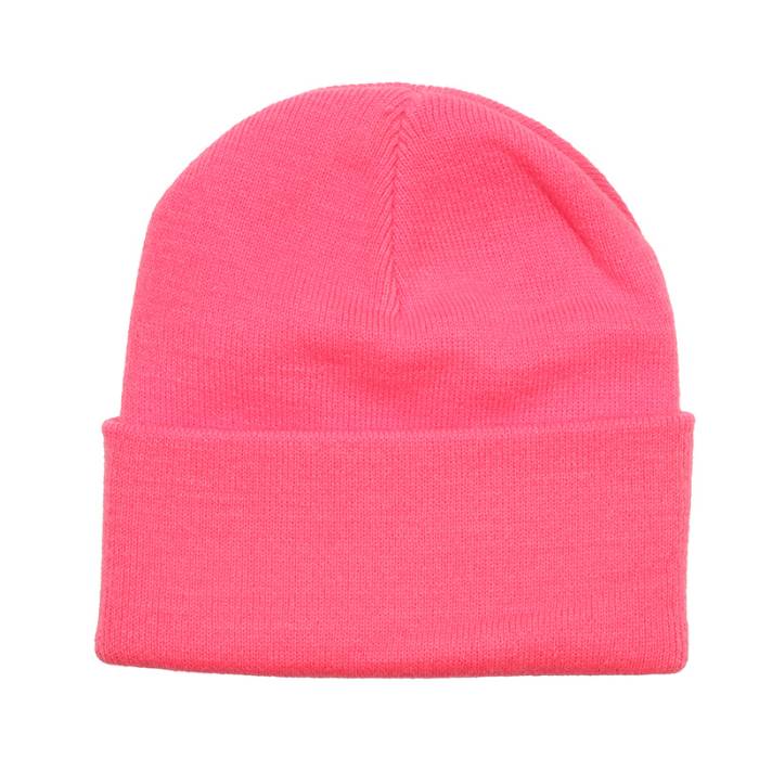 Beechfield 【 Fluorescent Pink Cuff Blank Beanie Men Pink 】 pink ピンク キャップ 帽子 メンズ pink ピンク
