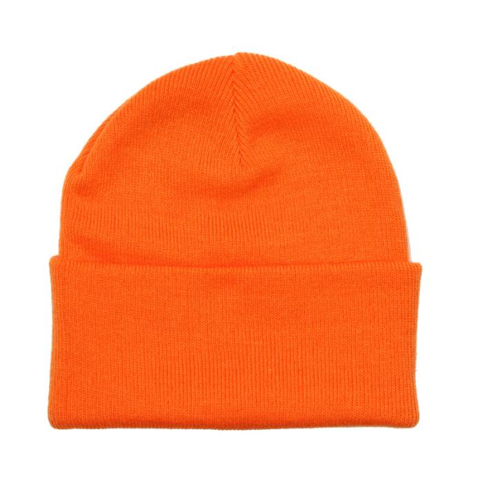 Beechfield 【 Knitted Beanie Orange - Beanie Basic Men Orange 】 キャップ 帽子 orange 橙・オレンジ メンズ orange 橙・オレンジ