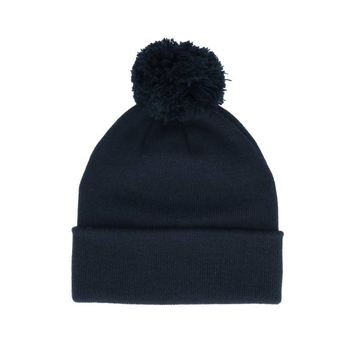 Beechfield 【 French Navy Pom Blank Beanie Men Blue 】 紺色 ネイビー キャップ 帽子 メンズ 青色 ブルー