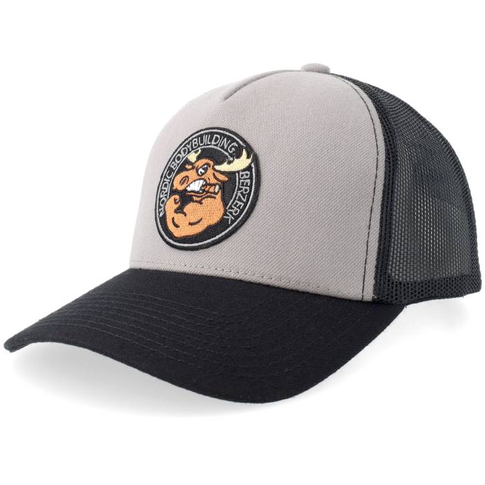 Berzerk 【 Jacked Moose Black Round Patch Light Grey/Black A-Frame Trycker Men Grey 】 黒色 ブラック メンズ 灰色 グレー|スニケス