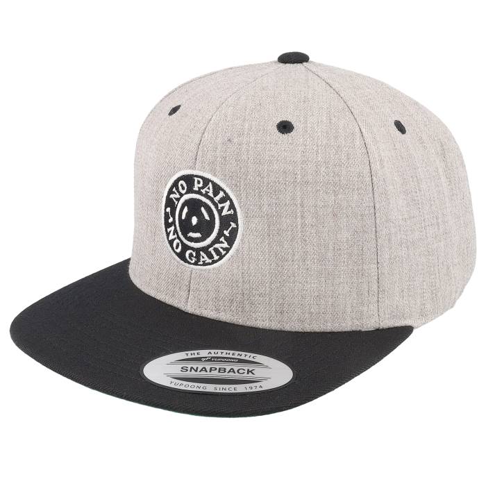 Berzerk 【 No Pain No Gain Round Logo Grey/Black Snapback Men Grey 】 ロゴ Snapback スナップバック バッグ メンズ 灰色 グレー｜スニケス