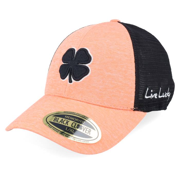 Black Clover 【 Perfect Luck 20 Coral/Black Mesh Flexfit Men Pink 】 メンズ pink ピンク｜スニケス