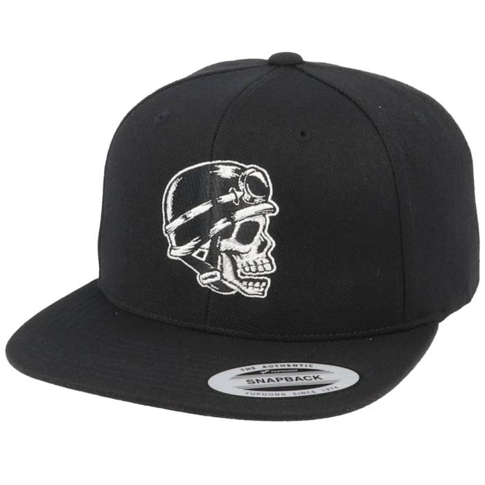 Born To Ride 【 Biker Skull Black Snapback Men Black 】 黒色 ブラック Snapback スナップバック バッグ メンズ 黒色 ブラック｜スニケス