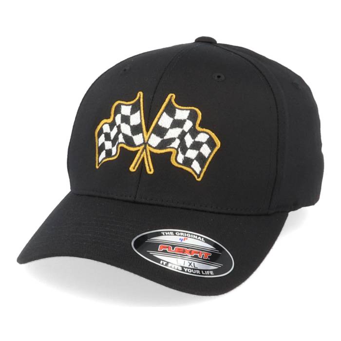 Born To Ride 【 Racing Flags Black Flexfit Men Black 】 黒色 ブラック メンズ 黒色 ブラック｜スニケス