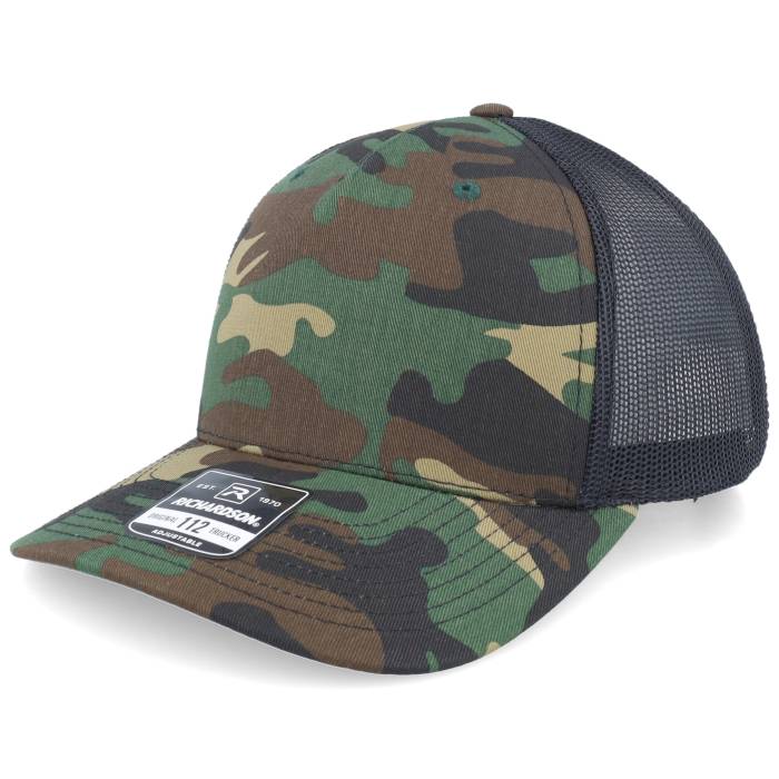 Richardson 【 112Pfp Green Camo/Black A-Frame Trucker Men 】 green 緑・グリーン トラッカー メンズ|スニケス