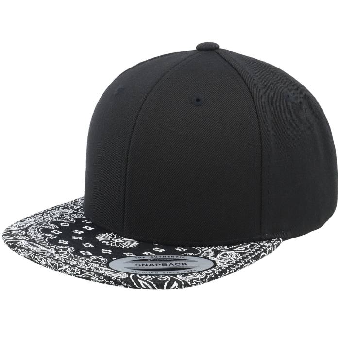 ユーポン Yupoong 【 Kids Black/Paisley Snapback Kids Black 】 Snapback スナップバック バッグ ジュニア キッズ 黒色 ブラック｜スニケス 14,280円