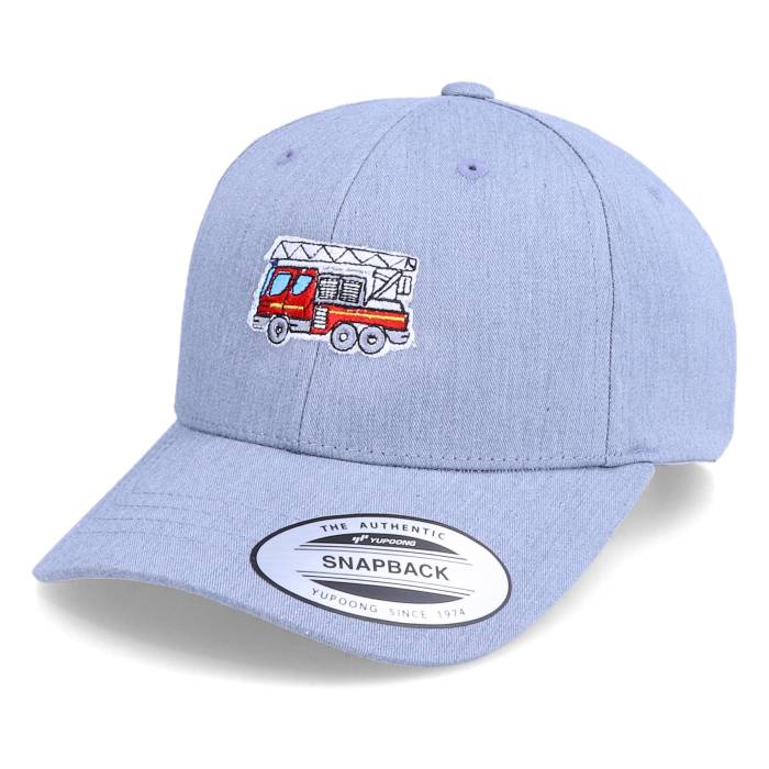 Kiddo Cap 【 Kids Fire Truck Heather Grey Adjustable Kids Grey 】 ファイア heather ヘザー 灰色 グレー ジュニア キッズ 灰色 グレー