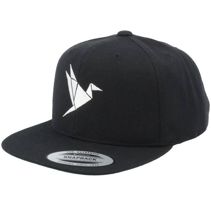 Kiddo Cap 【 Kids Origami Paper Bird Black Snapback Kids Black 】 黒色 ブラック Snapback スナップバック バッグ ジュニア キッズ 黒色 ブラック