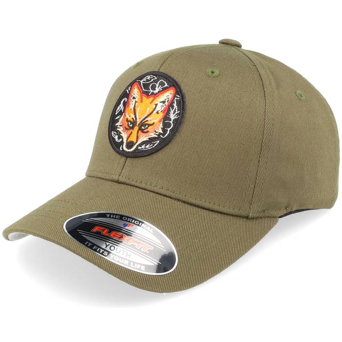 Kiddo Cap 【 Kids Savage Bear Chenille Olive Flexfit Kids Green 】 olive オリーブ ジュニア キッズ green 緑・グリーン｜スニケス