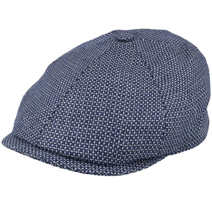 【★百貨店SALE★6/11真夜中2時迄】City Sport 【 Fantasie Bkue Flat Cap Men Blue 】 旗がしら かぶり笠 メンズ 青碧 青碧