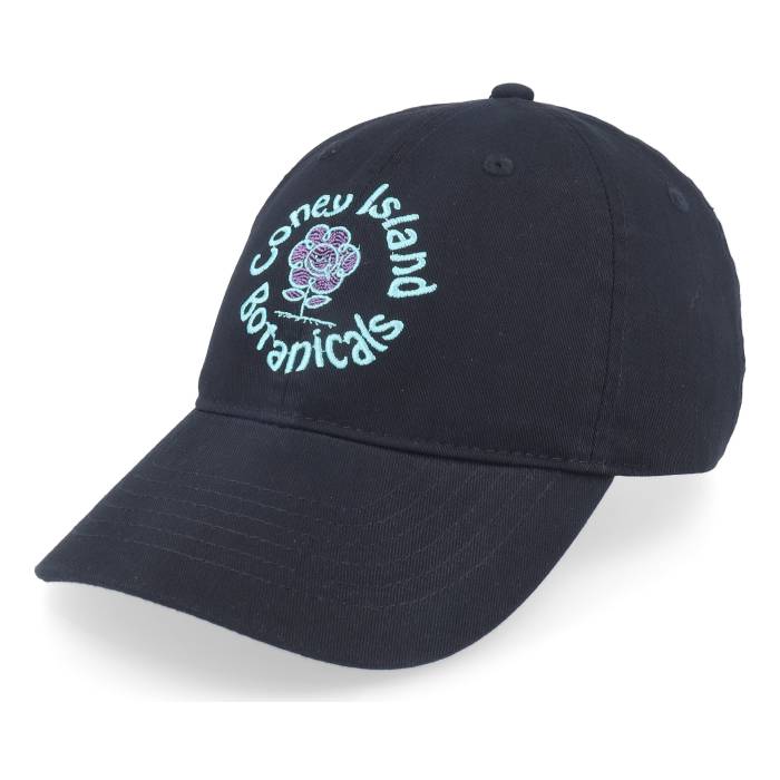 Coney Island Picnic 【 Coney Islands Botanicals  Black Dad Cap Men Black 】 黒いこと 黒いこと 旗がしら かぶり笠 メンズ 黒いこと 黒いこと
