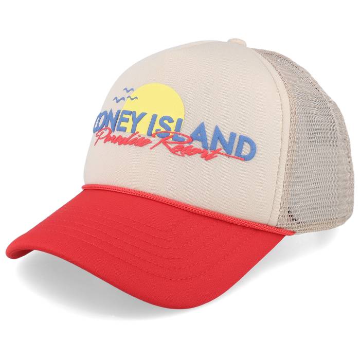 Coney Island Picnic 【 Resort Oatmeal/Salsa A-Frame Trucker Men Beige 】 トラッカー メンズ ベージュ