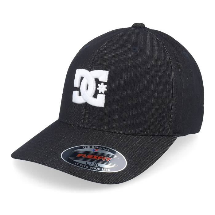 ディーシー Dc 【 Capstar Tx Black Heather Flexfit Men Black 】 黒いこと 黒いこと heather ギョリュウモドキ メンズ 黒いこと 黒いこと