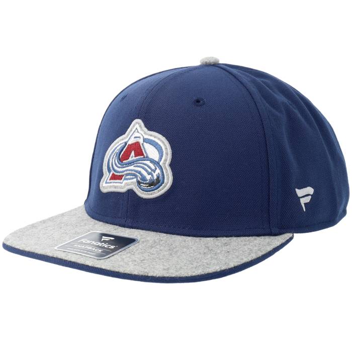 ファナティクス Fanatics 【 Colorado Avalanche Loden Flat Brim Navy/Gray Snapback Men Blue 】 コロラド アバランチ Snapback スナップバック 御徒面子 メンズ 青味 青み