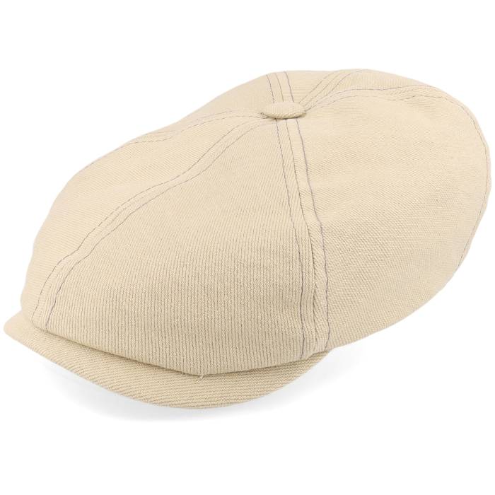 ステットソン Stetson 【 6-Panel Cap Cotton Sustainable Beige Flat Cap Men Beige 】 キャップ 帽子 ベージュ メンズ ベージュ