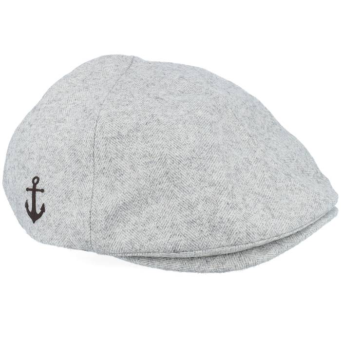 Jack Anchor 【 Anchor Patch Light Grey Ivy Flat Cap Men Grey 】 灰色 グレー キャップ 帽子 メンズ 灰色 グレー|スニケス