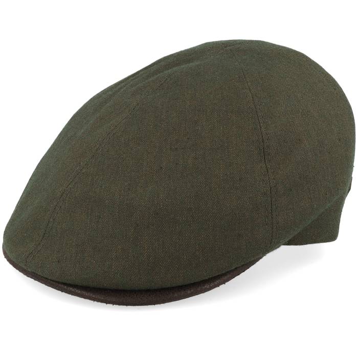 Mjm Hats 【 Broker 52 Viscose/Polyester Mix Green Flat Cap Men Green 】 green 緑・グリーン キャップ 帽子 メンズ green 緑・グリーン