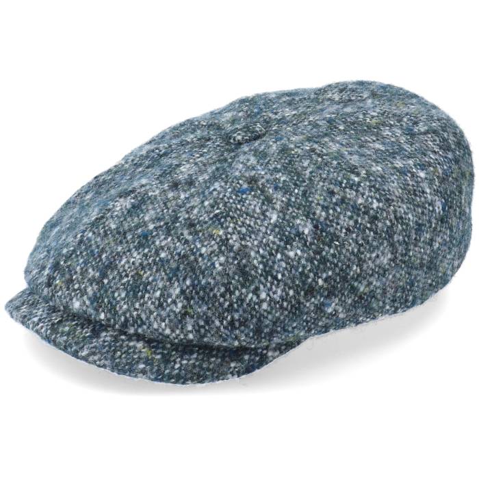 ステットソン Stetson 【 Hatteras Donegal Petrol Flat Cap Men Blue 】 キャップ 帽子 メンズ 青色 ブルー|スニケス