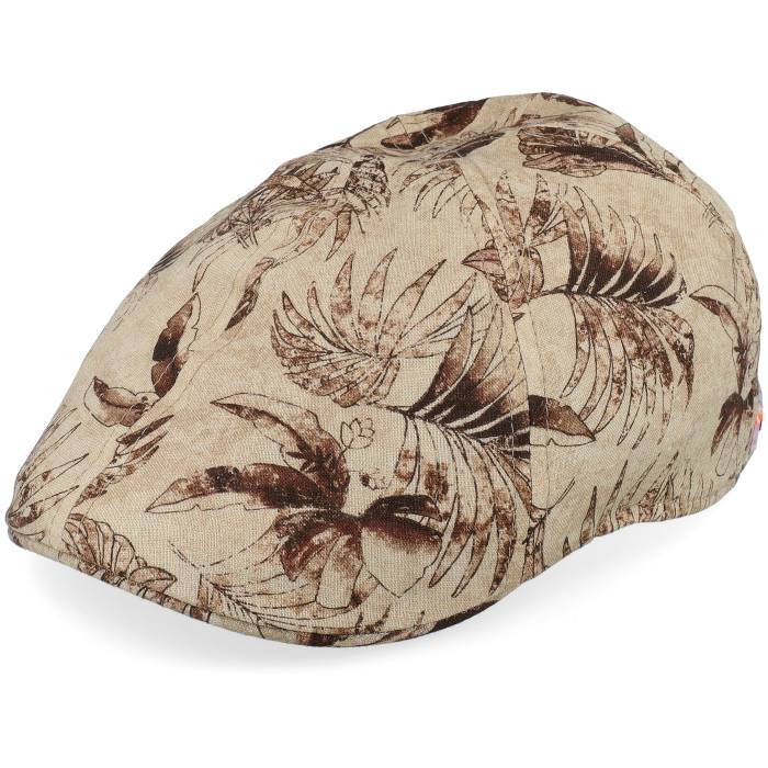 ステットソン Stetson 【 Texas Organic Linen Sustainable Beige Flat Cap Men Beige 】 テキサス ベージュ キャップ 帽子 メンズ ベージュ