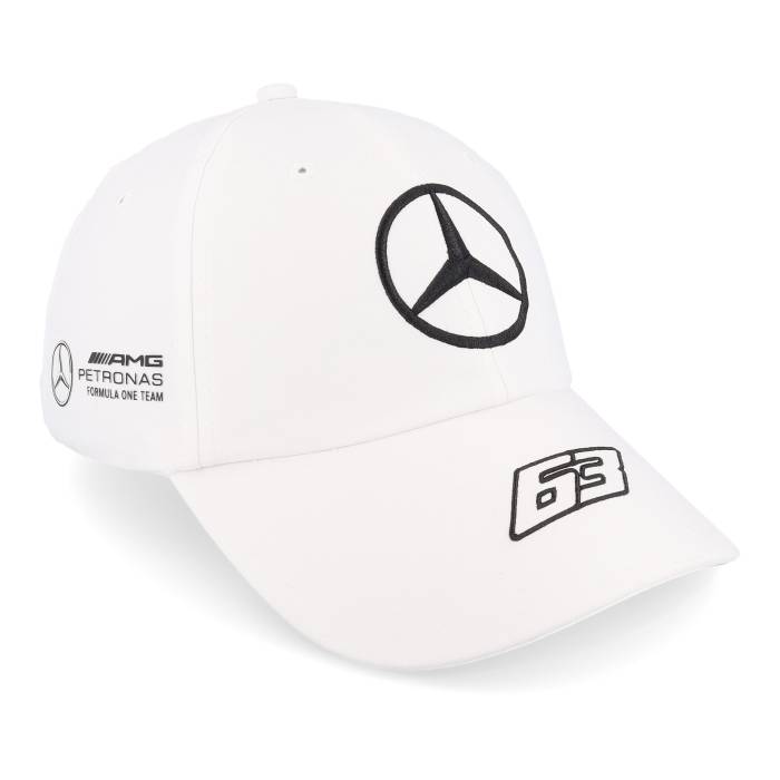 Formula One 【 Mercedes Amg F1 23 Russel White Dad Cap Men White 】 メルセデス 白いこと 白いこと 旗がしら かぶり笠 メンズ 白いこと 白いこと