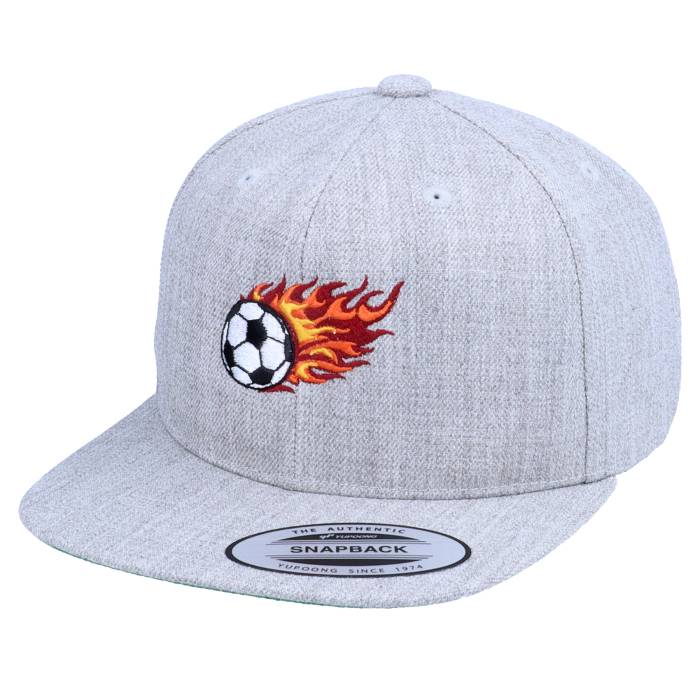 Forza 【 Kids Flaming Football Heather Grey Snapback Kids Grey 】 フットボール heather ヘザー 灰色 グレー Snapback スナップバック バッグ ジュニア キッズ 灰色 グレー|スニケス