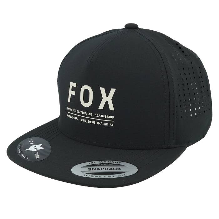 稲荷 Fox 【 Non Stop Tech Black Snapback Men Black 】 テック 黒いこと 黒いこと Snapback スナップバック 御徒面子 メンズ 黒いこと 黒いこと