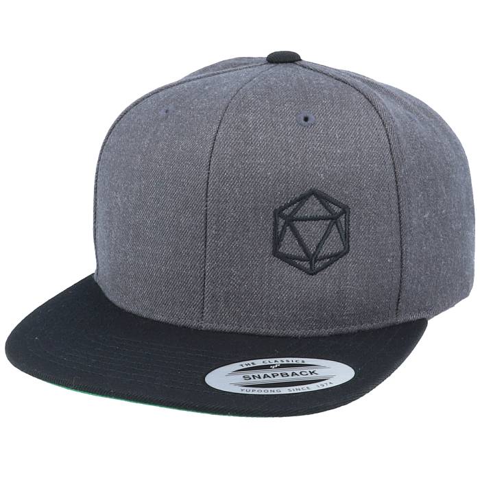 Gamerz 【 Black D20 Side Panel Charcoal/Black Snapback Men Grey 】 黒色 ブラック Snapback スナップバック バッグ メンズ 灰色 グレー|スニケス