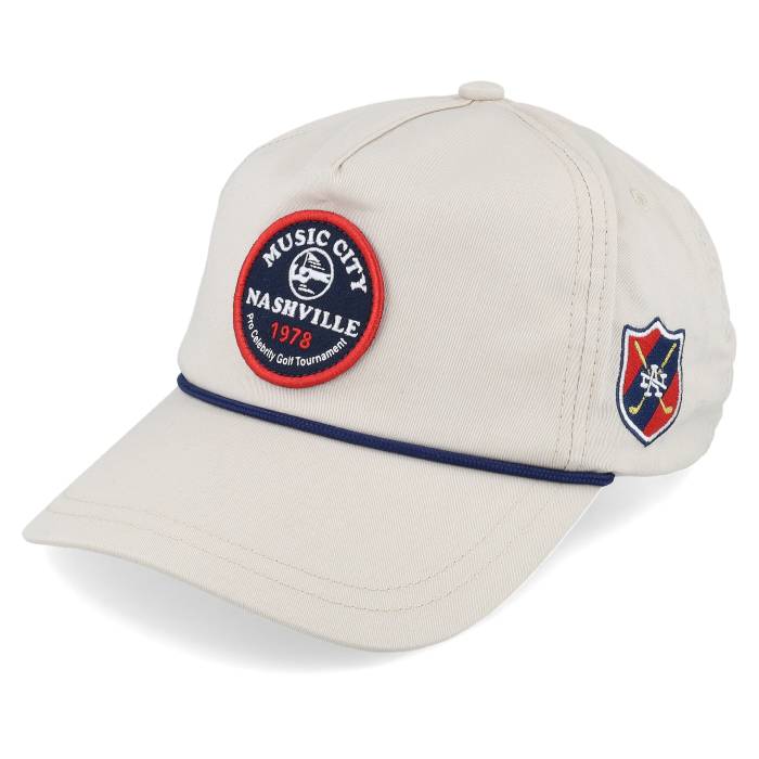 アメリカンニードル American Needle 【 Music City Lightweight Rope 19Th Hole Golf Stone Adjustable Men Beige 】 シティ golf ゴルフ メンズ ベージュ|スニケス
