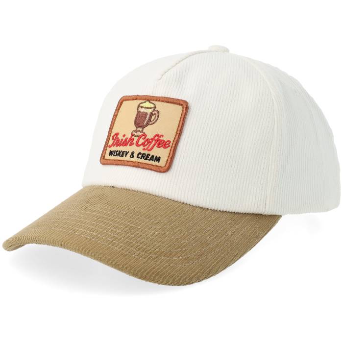 アイコニック Iconic 【 Irish Coffee Wiskey & Cream Corduroy Off White/Khaki Adjustable Men White 】 クリーム コーデュロイ メンズ 白色 ホワイト｜スニケス