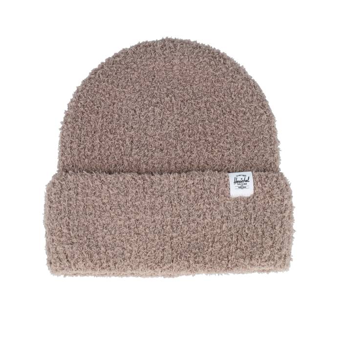 Herschel 【 Boucle Beanie Dark Taupe Cuff Women Beige 】 キャップ 帽子 レディース ベージュ