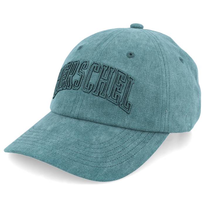 Herschel 【 Sylas Faculty Cap Dark Sea Stonewash Dad Cap Men Green 】 旗がしら かぶり笠 メンズ green 緑・緑であること