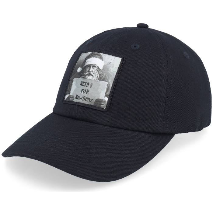 Ho-Ho-Hats 【 Hobo Santa Need Cash For Benz Black Dad Cap Men Black 】 黒色 ブラック キャップ 帽子 メンズ 黒色 ブラック｜スニケス