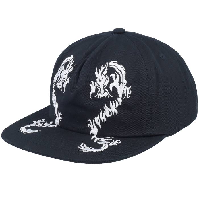 ハフ Huf 【 Twin Dragon Black Snapback Men Black 】 ドラゴン 黒色 ブラック Snapback スナップバック バッグ メンズ 黒色 ブラック｜スニケス
