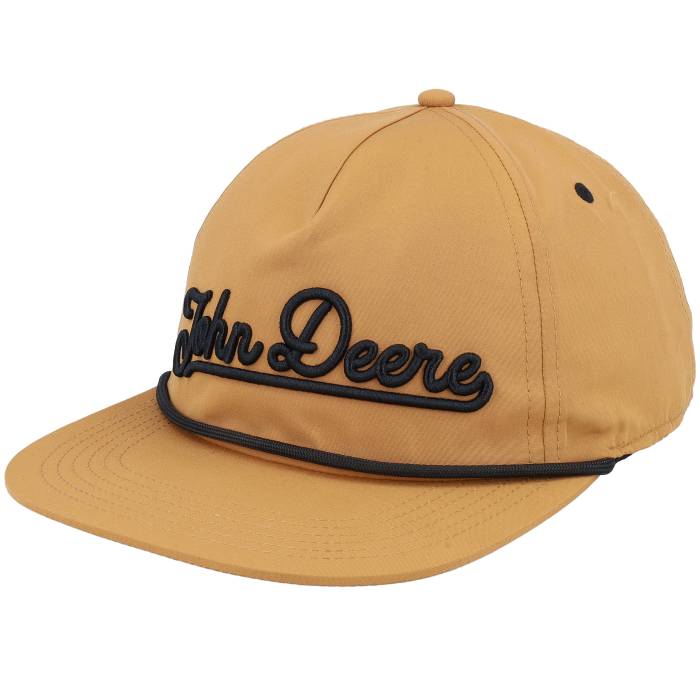 John Deere 【 Vintaged Jd Raised Brown Snapback Men Beige 】 赤銅色 赤銅色 Snapback スナップバック 御徒面子 メンズ ベージュ